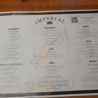The Imperial menu