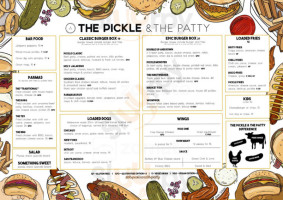 The Pickle The Patty menu