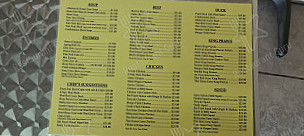Auroras Takeaway menu