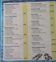 Alexandria Seafoods menu