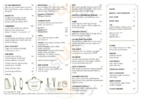 Shenkin Glebe menu