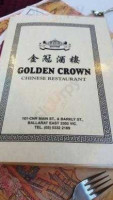Golden Crown Licensed Chinese Restaurant food