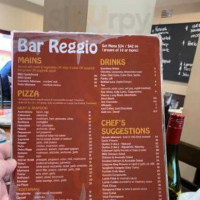 Reggio Lounge menu