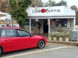 Cook O'Burra outside