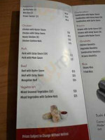 Wok N Roll Bega menu