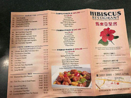 Hibiscus Shailer Park menu