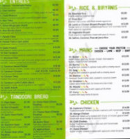 Tandoori Town menu