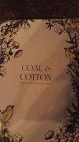 Coal Cotton menu