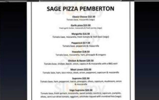 Sage Pizza Pemberton food
