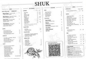 Shuk Elizabeth Bay menu