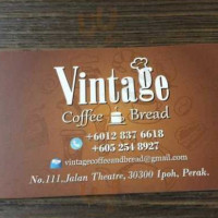 Vintage Coffee And Bread food
