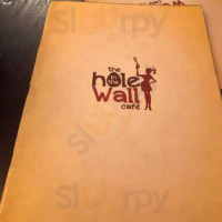The Hole In The Wall Cafe menu