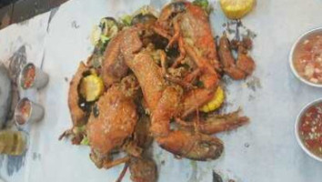 Charcoal Grill Seafood food