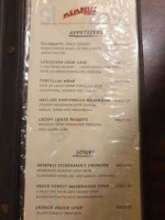 Memphis Bistro menu