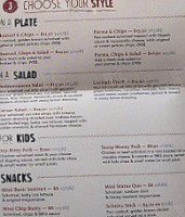 Schnitz Parkmore menu