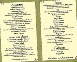 Two Italian Boys menu