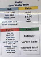 Jurien Seafoods menu