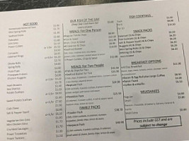 Lucky's Seafood menu
