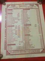Singh Chicken Corner menu