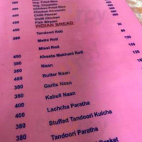 Moti Mahal menu
