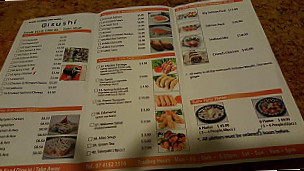 G1 Sushi menu