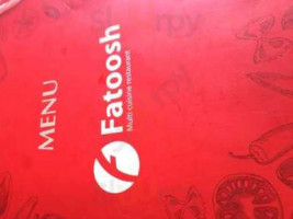 Fatoosh menu