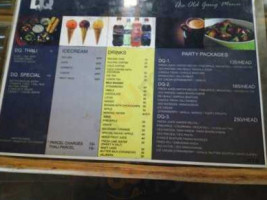Dq Cafe menu