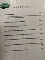 Gardeign Brasserie Cafe menu
