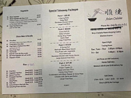 Lao's Asian Cuisine menu