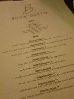 Buon Gusto Pizza And Pasta menu