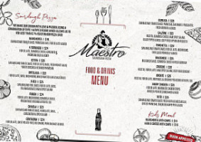 Maestro Sourdough Pizza menu