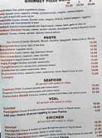 Lipari Pizza Tecoma menu