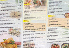 Summer Thai menu