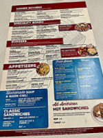 Big Chief menu