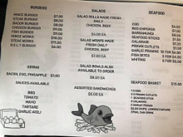 Ferrari’s Fish And Chips menu