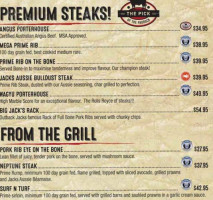 Outback Jacks Bar & Grill menu