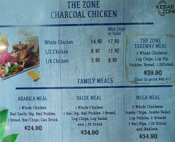 Kebab Zone And Charcoal Chicken food
