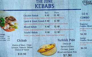 Kebab Zone And Charcoal Chicken food