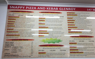 Snappy Pizza Kebab Glenroy menu