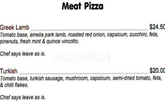 POSH Pizza Bicton menu