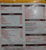 Banoful And Sweets menu