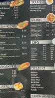 Merrifield Kebab House menu
