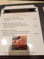 Meowme Cat Cafe menu