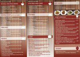 Thai Square Edgeworth menu