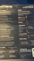 Pattysmiths Colonnades menu