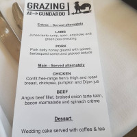 Grazing menu