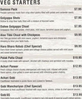 Dilli Jazz menu