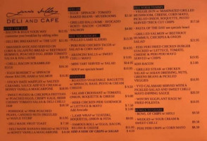 Yarra Valley Deli and Cafe menu