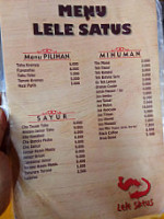Lele Satus menu