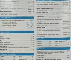 Samford Seafood menu